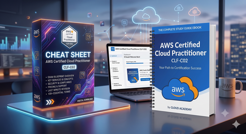 AWS Cloud Practitioner CLF-C02 Complete Bundle (Study Guide + Cheat Sheet)